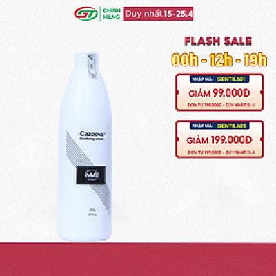 Oxi, trợ nhuộm Cazoova hương thơm bạc hà 1000ML