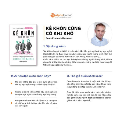 Sách Kẻ Khôn Cũng Có Khi Khờ (Jean-Fracois Marmion) Alphabooks - BẢN QUYỀN