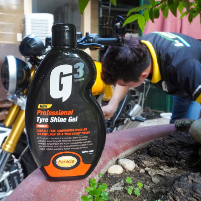 Gel bảo dưỡng và tạo độ bóng lốp xe Ô tô, xe máy G3 Pro Tyre Shine Gel