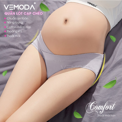 Combo 3 Quần lót bầu cạp chéo nâng bụng cao cấp. Bộ 3 Quần lót cho bà bầu và sau sinh
