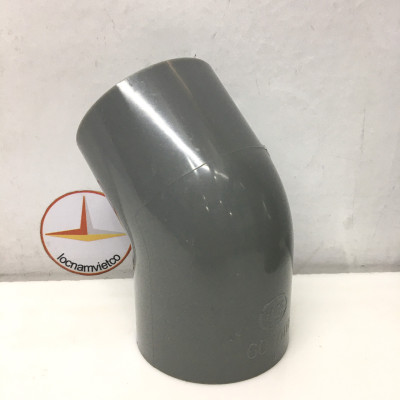 Lơi 60 nhựa PVC Bình Minh (45o ElBow)_L60M