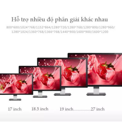 Ugreen UG11634VG101TK 15M màu Đen Cáp tín hiệu 2 đầu VGA - HÀNG CHÍNH HÃNG