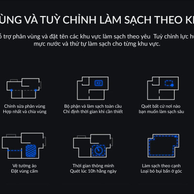 Robot hút bụi Lydsto R1 PRO thông minh có định vị bằng hệ thống cảm biến LDS - Hàng chính hãng