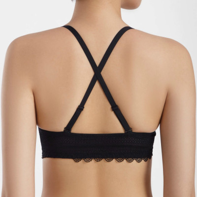 Áo lót nữ ren không gọng mút  mỏng kiểu dáng sexy RAY002