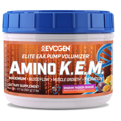 [Chính hãng] Evogen Amino KEM (30 Liều), Hỗ Trợ Phục Hồi Cơ, Tăng Sức Mạnh, Sức Bền, 8.5g EAA, 50mg S7, 2g Điện Giải