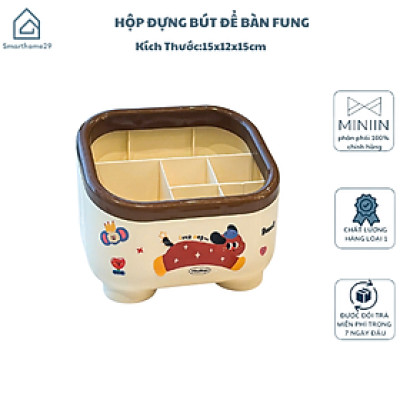 Hộp Đựng Bút FUNG Để Bàn – Hộp Văn Phòng Phẩm Hoạt Hình, Tiết Kiệm Không Gian, Sáng Tạo -  HÀNG CHÍNH HÃNG  MINIIN