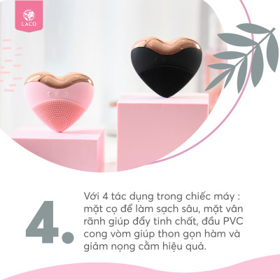 LACO CLEANING FACIAL LUXURY  Máy Rửa Mặt LacoLuxury chính hãng 100%  sạch sâu, tan nọng cầm