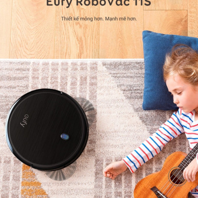 Robot hút bụi EUFY RoboVac 11S - T2108 (by Anker) hút bụi tự động - Bảo hành 12 tháng - Hãng phân phối chính thức