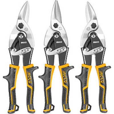 BỘ KÉO CẮT TÔN 3 CHI TIẾT INGCO HTSNK0110 - HÀNG CHÍNH HÃNG