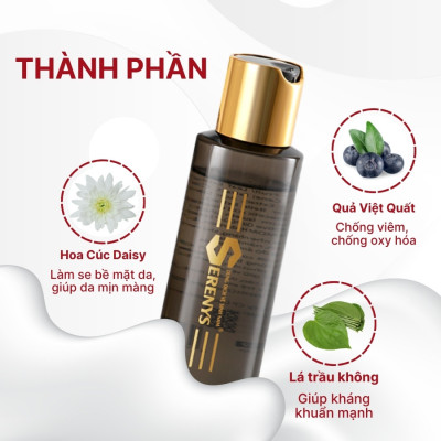 Combo 2 chai dung dịch vệ sinh làm sạch khô thoáng cho vùng nhậy cảm nam Serenys 100ml