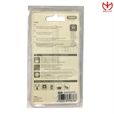 Ổ khóa ABUS 65/60 thân đồng 60mm chìa răng cưa - MSOFT