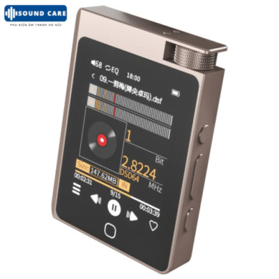 Ruizu A55 - Máy nghe nhạc Hi-Fi cao cấp: Màn Hình Cảm Ứng 2.8inch, Bluetooth 5.2, Chip DSD256, Hỗ Trợ Đa Định Dạng MP3 WMA WAV APE FLAC ACC OGG AIFF DSD, Bộ Nhớ 16Gb, Hỗ Trợ Thẻ Nhớ 128Gb, Tinh Chỉnh EQ, Đọc Sách Điện Tử, Pin 1000mAh - Hàng nhập khẩu