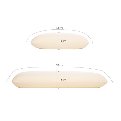 Gối Cao Su Liên Á Oval - Cao Su Thiên Nhiên 100%