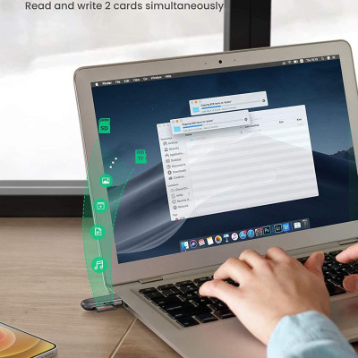 Ugreen UG10911CM406TK Tf+Sd Usb 3.0 Card Reader - HÀNG CHÍNH HÃNG
