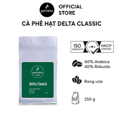 Cà phê hạt Perfetto - Delta Classic (250g)