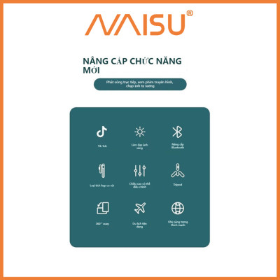 Gậy Chụp Ảnh Tự Sướng Bluetooth, Tripod Livestream 3 chân máy sống, ánh sáng lấp đầy, có thể gấp lại ID – 1815 - Hàng nhập khẩu