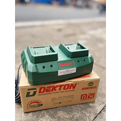 SẠC 21V DEKTON M21-S40X2 (SẠC ĐÔI 2 CỔNG 4.0A) - HÀNG CHÍNH HÃNG