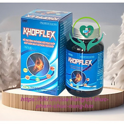 ￼Viên Uống Khớp khopflex - Hộp 30 viên -Phòng Ngừa Và Hỗ Trợ Thoái Hóa Khớp, Khô Khớp, Lisse