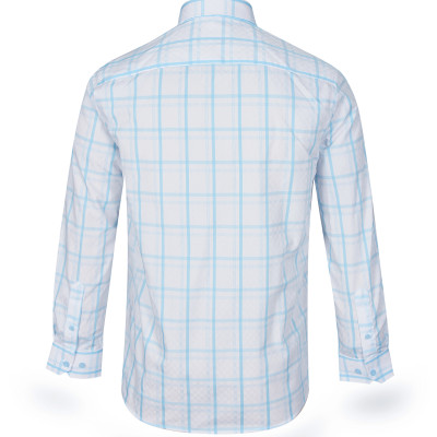 Áo sơ mi nam tay dài form suông Khatoco A1MD468T1-CNCR108-2409-D