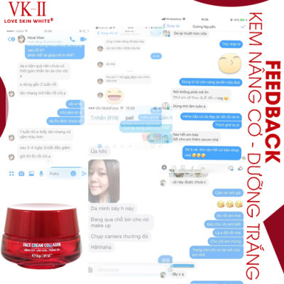 Kem Nâng Cơ Lão Hóa Trắng Da VK II 35g