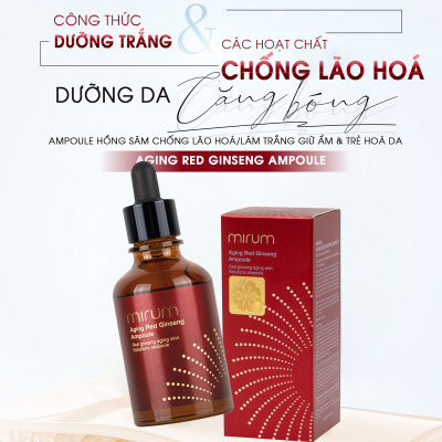 Tinh chất hồng sâm chống lão hóa, làm trắng, giữ ẩm Mirum 50ml