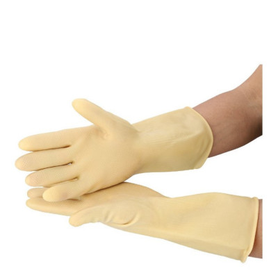 Găng Tay Cao Su Tay Lửng Ngọc Trai Size L