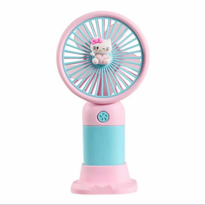 Mùa Hè Quạt Nhỏ Cầm Tay Di Động Quạt Mini Sạc Tích Điện Với Quạt Làm Mát Gió - Giao Màu Ngẫu Nhiên