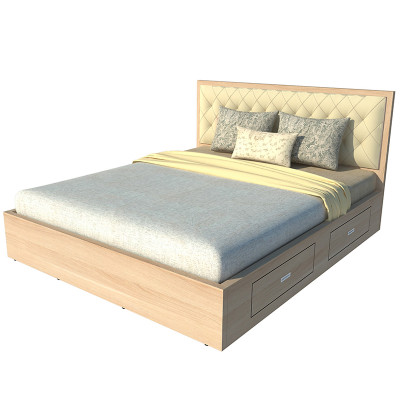 Giường ngủ 2 hộc kéo Tundo 180cm x 200cm