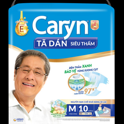 Tã Dán Siêu Thấm Caryn M10 (10 Miếng)
