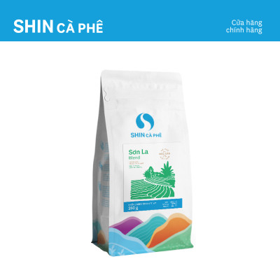 Cà phê Espresso Sơn La Blend - SHIN Cà Phê - Cà phê đặc sản - Gói 250g