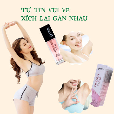 Xịt Khử Mùi Hôi Nách DEORA CLEAR 50ml, Khử Mùi Toàn Thân, Ngăn Tiết Mồ Hôi, Lưu Hương Suốt 24H