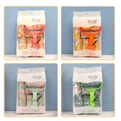 Cây Lăn Bụi Làm Sạch Quần Áo Ga Giường Sofa Lông Chó Mèo Kèm 6 Lõi Lăn Bụi Giao Màu Ngẫu Nhiên