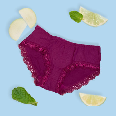 Combo 5 Quần Lót Nữ Thông Hơi Trơn Viền Ren Thái Lan 5866 – Siêu Mềm Mại, Thoáng Khí
