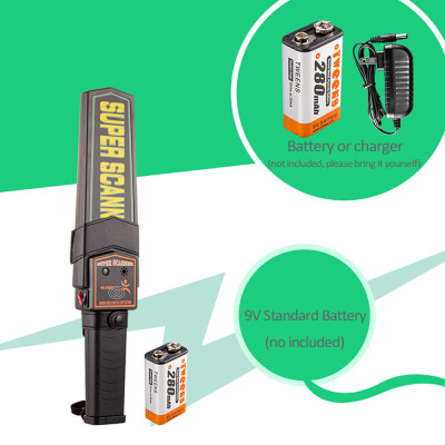 ROGTZ - Máy Dò Kim Loại Cầm Tay Super Scanner MD3003B1 - Nhanh Chóng, Chính Xác 99% Báo Hiệu Âm Thanh Đèn LED Rung Khoảng Cách Dò 30cm Nhựa ABS Nhỏ Gọn Hoạt Động 40 Tiếng An Ninh Sân Bay Cơ Quan Tổ Chức Ngân Hàng Máy Móc Linh Kiện- Hàng Chính Hãng