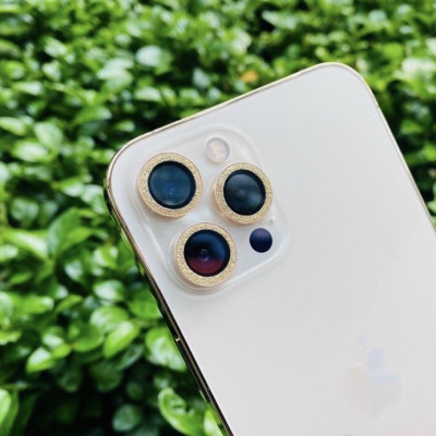 Combo Bộ Vòng Kim Cương KUZOOM Bảo Vệ Camera iPhone 12Pro - 12Pro Max (Bộ 3 Vòng) - Chống Bụi Và Mờ Camera - Siêu Xịn Xò Và Sang Chảnh - Tôn Thêm Vẻ Sang Trọng Cho iPhone Của Bạn - [ HOT TREND 2021 ] - Hàng Chính Hãng