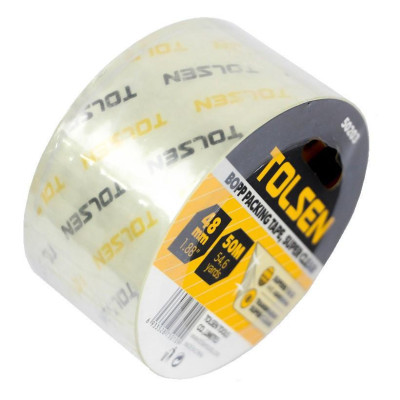 BĂNG KEO SIÊU TRẮNG TRONG 50m, 100m TOLSEN 50203, 50206 - HÀNH CHÍNH HÃNG
