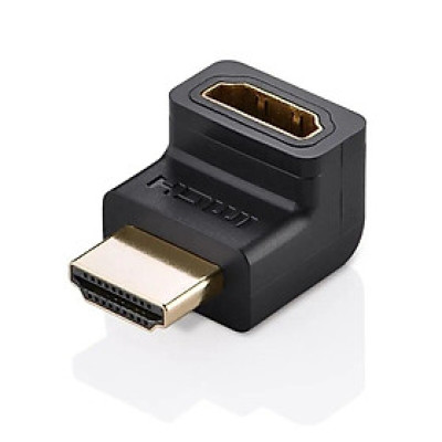 Ugreen UG20110HD112TK Màu Đen Đầu nối dài HDMI gập 90 độ - HÀNG CHÍNH HÃNG