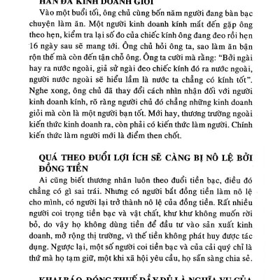 100 Điều Nên Làm, Nên Tránh Trong Kinh Doanh (Tái Bản 2019)