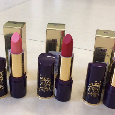 Son thỏi mịn môi lâu phai Naris Ceniciente Lipstick Nhật Bản 3g (#103: Hồng cam) + Móc khóa