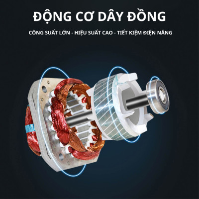 Quạt Công Nghiệp SOWUN SW828 Sải Cánh Nhôm 50cm, Công Suất 130W Diện Tích Làm Mát Rộng