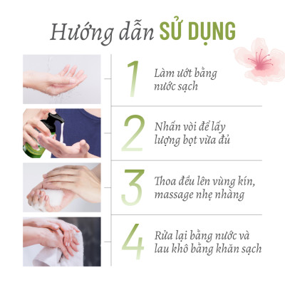 Bọt Vệ Sinh Rau Má Khổ Qua Rừng Thuần Chay Heebee