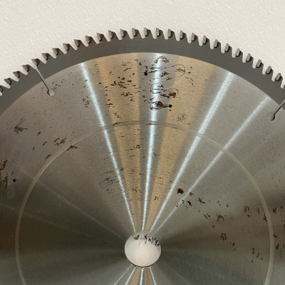 (có vết rỉ) LƯỠI CẮT NHÔM 120 RĂNG đường kính phi Ø 355mm KYNKO MGG355120N