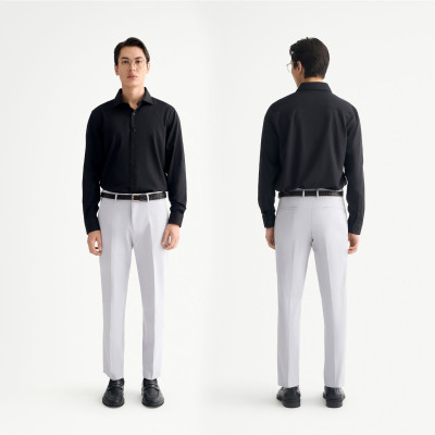 Áo Sơ Mi Nam Tay Dài BAMBOO Form Fitted - ROUTNE 10F25SHL018