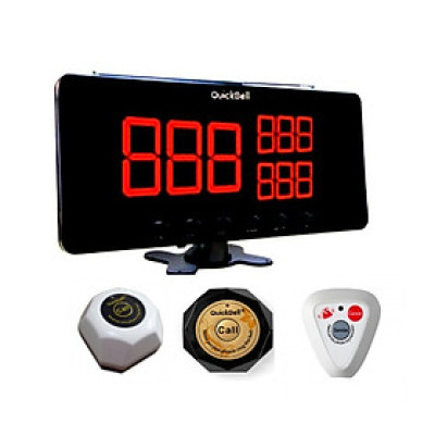 Bộ chuông gọi phục vụ không dây Quickbell S101 cho nhà hàng, quán cà phê...