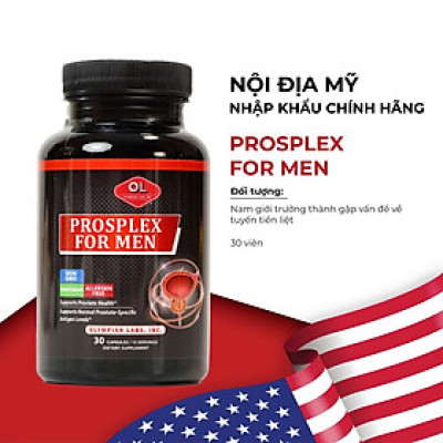 Viên Uống Tiền Liệt Tuyến Olympian Labs Prosplex For Men Hỗ Trợ Cải Thiện Tình Trạng Tiểu Khó, Tiểu Nhiều Lần 30 Viên / 60 Viên