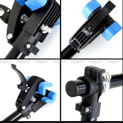 Khung Treo Tường Xe Đạp Cong HS-006 Địa Hình Đường Trường Giá Đỗ Sửa Chữa Phụ Kiện, Thép Không Gỉ Tiết Kiệm Không Gian, chịu tải 30 kg, Khóa chốt nhanh tiện lợi, cần xoay ngang trái phải 180 độ, phù hợp nhiều loại xe - Mai Lee