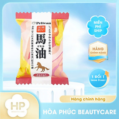 Xà Phòng Rửa Mặt Chiết Xuất Từ Dầu Ngựa Pelican Family Soap Horse Oil (80 G)