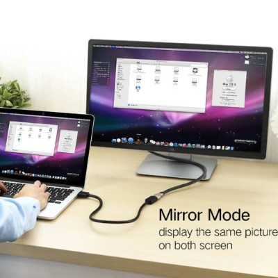 Ugreen UG10141HD107TK 1M màu Đen Cáp tín hiệu HDMI nối dài hỗ trợ 4K x 2K - HÀNG CHÍNH HÃNG