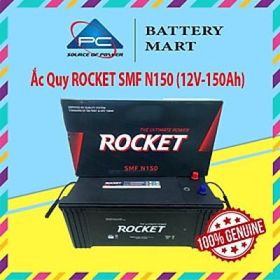Bình Ắc Quy 12V-150Ah, Ắc Quy ROCKET SMF N150