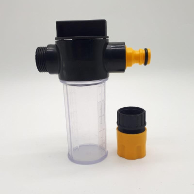 Bộ vòi xịt nước tưới cây, Rửa xe BTD-5205 vòi súng đồng VOI-17 kèm bình xà phòng - màu ngẫu nhiên